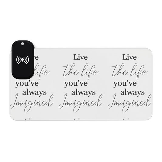 LED Gaming Mouse Pad, Wireless Charging